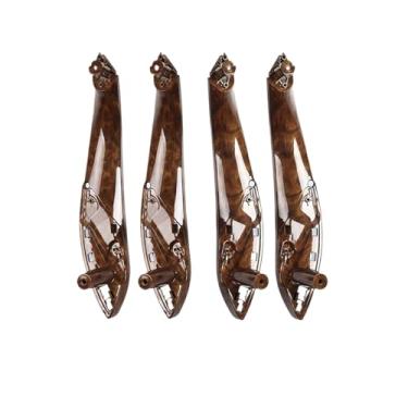 Imagem de Maçaneta da porta interna atualizada, substituição da guarnição do painel interno, compatível com BMW 3 4 séries M3 M4 F30 F80 F31 F32 F33 F34 F35 F36 F82(Peach wood F34 F36)