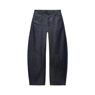 Imagem de Conjunto De Blazer Com Decote Em V Profundo E Calças De Perna Larga Em