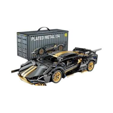 Imagem de Blocos De Montar De Supercarro Preto Para Meninos, Presente De Anivers