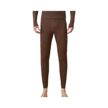 Imagem de Conjunto De Roupa Térmica Masculina Ultrafina Heattech Com Ácido Hialu