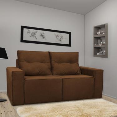 Imagem de Sofá 2 Lugares Onix 1,80m Para Sala Confortavel Sued Herrero Cor:cobre