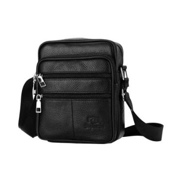 Imagem de Bolsa De Ombro Masculina Vintage Em Couro, Casual Para Negócios, Bolsa