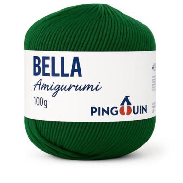 Imagem de Linha Bella Amigurumi 100 Gramas - Pingouin, 9634 Verde Bandeira Rede