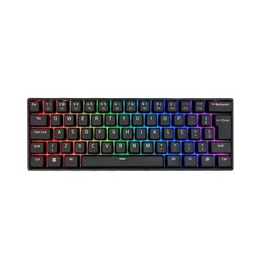 Imagem de Teclado Mecânico Akko 3061S Preto Abnt2 Switch Pink Rgb
