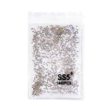 Imagem de Strass De Unha Transparente AB Cristal 144/288/1440pçs SS3-SS50 Base R