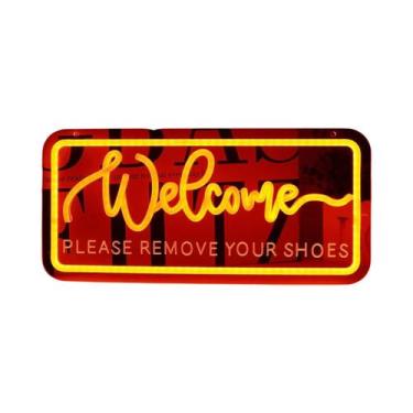 Imagem de Letreiro Neon Coreano De Boas-Vindas Para Restaurante, Loja, Salão, Ca