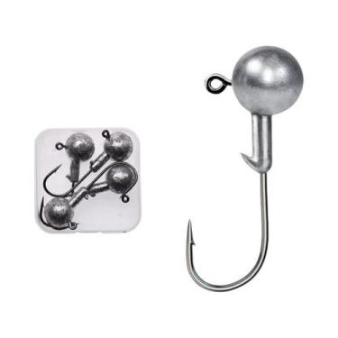 Imagem de Anzóis De Pesca Jigging Com Cabeça Redonda 1g-20g MrLurion Para Iscas 