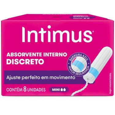 Imagem de Absorvente Interno Intimus Mini 8 Unidades