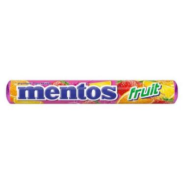 Imagem de Bala Mastigável Mentos Stick Frutas 38g