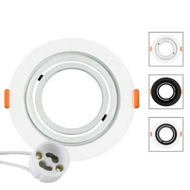 Imagem de Spot Recuado Embutir Led Mr16 Gu10 Redondo Luminária Teto Sala Quarto 