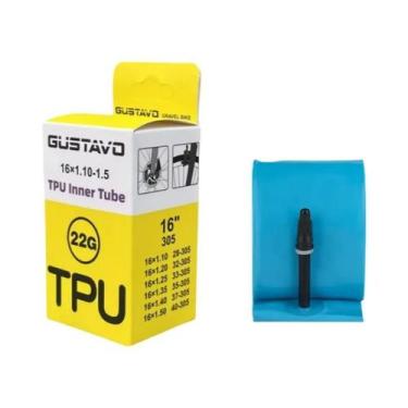 Imagem de Câmara De Ar Ultraleve De TPU Para BMX 16 Polegadas Com Válvula Presta
