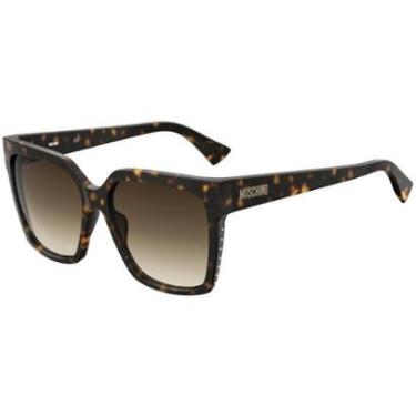 Imagem de Óculos de Sol Moschino Mos079/S 086 - Marrom Havana 57-Feminino