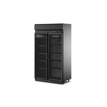 Imagem de Expositor Refrigerado Vertical 869 Litros Auto Serviço 2 Portas de Vidro Fricon ACFM785 Total Black - 220V