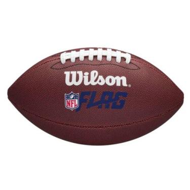 Imagem de Bola de Futebol Americano NFL Flag Jr Laços Largos Câmara Butil Wilson