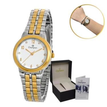Imagem de Relógio Champion Misto Feminino De Pulso Original Resistente