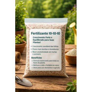 Imagem de Fertilizante Adubo NPK 10.10.10 Premium Granulado 5kg - MIXVISÃO