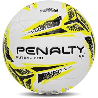 Imagem de Bola futsal penalty max 200 oficial, Branco, Amarelo, Preto, UN