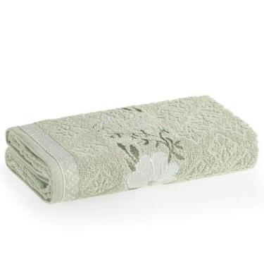 Imagem de Toalha de Rosto Karsten Yuna 48x80, UN, MATCHA-BRANCO