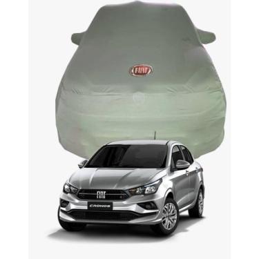 Imagem de Capa de Carro Fiat Cronos Tecido  Lycra Premium - Cadilhe Capas, Cinza