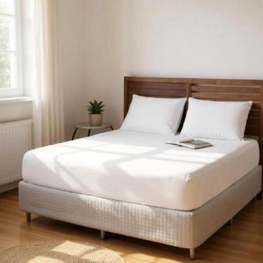 Imagem de Lençol Avulso Solteiro Com Elástico 400 Fios Micropercal Bra - Congrat