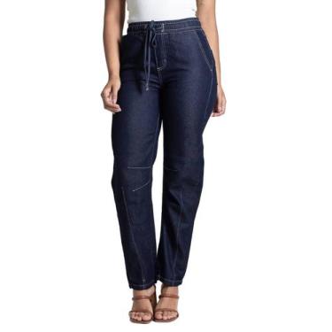 Imagem de Calça Jeans Sawary Barrel - 282629 - Azul 38, Azul, 38