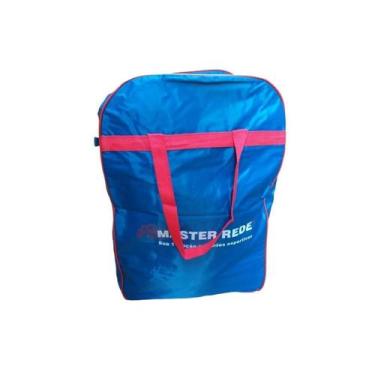 Imagem de Bolsa Para Fardamento Master Rede Em Nylon, Azul, Vermelho
