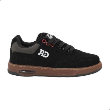 Imagem de Tênis Masculino Skate Redikal Rkt Preto, Pt, Preto, Latex, 35