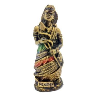 Imagem de Estátua de resina oxunare mini 9cm orixa umbanda imagem - un - ORION