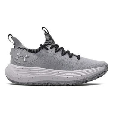 Imagem de Tênis Masculino Under Armour Hooper Basquete 6009909-011, 42, Cinza