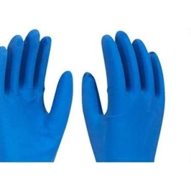 Imagem de Luva latex az.ant.der 8m imbat