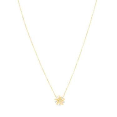 Imagem de Colar em Ouro 18K Flor com Diamantes - AU13037 - BRUNA TESSARO JOIAS, 