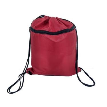 Imagem de Bolsa sacochila esportivo cordao costa mochila academia vermelho - Lug