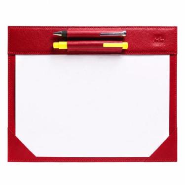 Imagem de Risque Rabisque A4 com Porta Canetas Duplo em Couro Artlux RR016 -, Ve