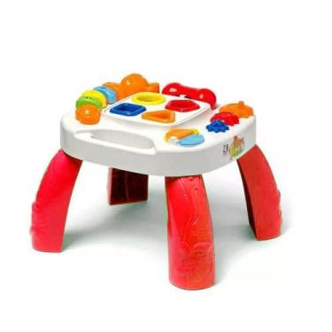 Imagem de Mesa Didática Play Time 1996 Vermelho - Cotiplás - Cotiplas