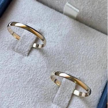 Imagem de Par Alianças Tradicional 2mm em Ouro Amarelo 18k - Sheju Joias E Alian