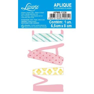 Imagem de Aplique em Papel e MDF - Coleção Carinho - Palavra Mãe - APM8-1338 - n