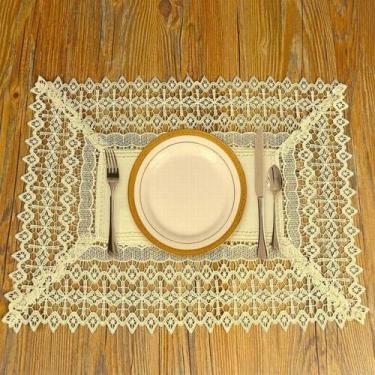 Imagem de Kit Lugar Americano Paris L' Essence 35cm x 50cm 02 Peças Argivai Bege