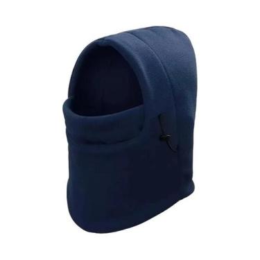 Imagem de Balaclava Unissex Impermeável De Lã Térmica Com Capuz E Protetor De Pe