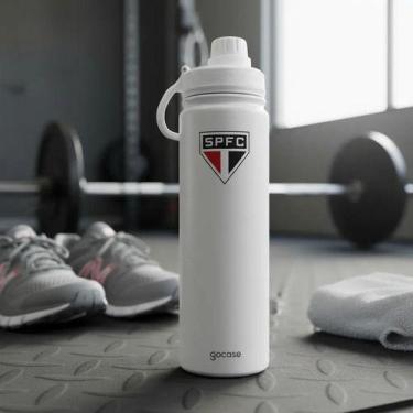 Imagem de Garrafa Térmica São Paulo Gocase Fresh Inox Quente E Frio 650ml, São P