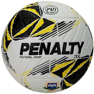 Imagem de Bola Futebol De Salão Esportiva Jogo Treino Penalty Rx 500 Xxvi, Branc