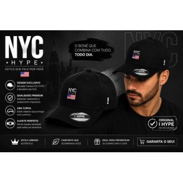 Imagem de Boné Nyc New York City Hype Aba Curva Rasgadinho