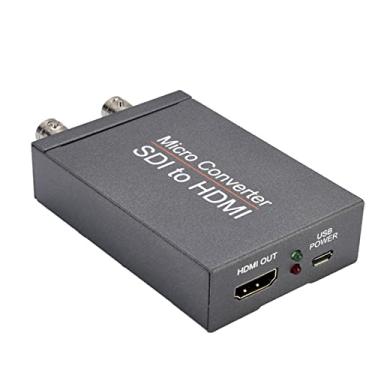 Imagem de figatia Conversor 1080P SDI para HDMI Adaptador SDI para HDMI 3G-SDI Acessórios de detecção de formato automático Extensor de suprimentos para câmera TV