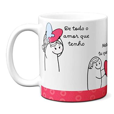Imagem de Caneca Flork Meme Namorados Apaixonados Todo Amor Que Tenho (Branca)