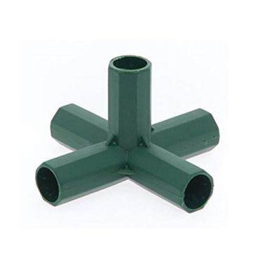 Imagem de YPeng tubos PVC 16 mm para plástico estufa, conector construção 5 tipos tubulação, suporte estável, conexões tubos transversais para conexão barraca, construção móveis