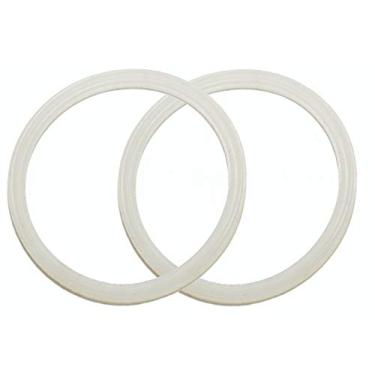 Imagem de Pacote com 2 novos selos de borracha branca de reposição OEM, serve para tampas de copo de aço inoxidável de 355 ml da Yeti RTIC Ozark Trail Atlin Beast