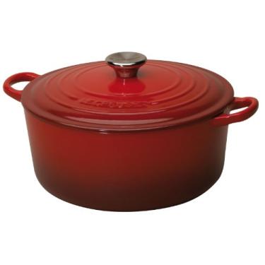Imagem de Panela Redonda Signature 22 cm Vermelho Le Creuset Panela Redonda com Pegador de Aço Inox 22 cm Vermelho Le Creuset