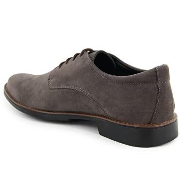 Imagem de Sapato Social Eporte camurça 17010045 BR2 rato Cor:Marrom;Tamanho:43;Genero:Masculino