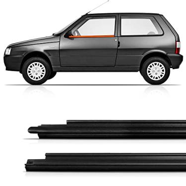 Imagem de Par Pestana Borracha Vidro Interna Uno Elba Premio 2 Portas