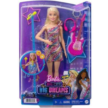 Imagem de Boneca Barbie Cantora Big Dreams Mattel Gyj23