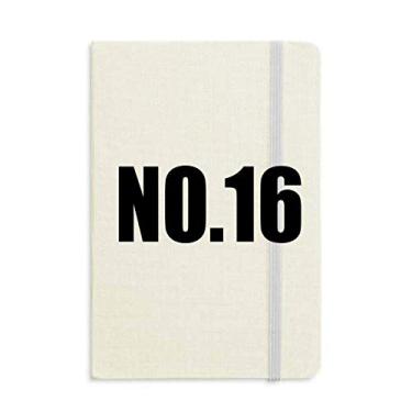 Imagem de Lucky No.16 Número Nome Notebook Capa Rígida Diário Clássico A5 Presente